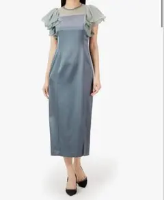 FRAY I.D フリルスリーブコンビドレスのサムネイル