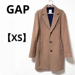 GAP ギャップ【XS】チェスターコート　ブラウン　ウール　アウター