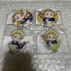 まるくじ　呪術廻戦　ちゃぽんっ！　七海建人　缶バッジ　アクリルキーホルダー