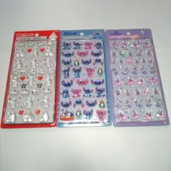 ディズニー　ボンボンドロップシール　正規品　3種セット　通常サイズ