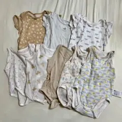 ベビー肌着　8枚セット　UNIQLO•アカチャンホンポ•西松屋　綿100%