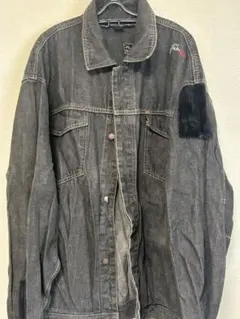 激レアFUBU ヴィンテージ　ダークグレー デニムジャケット