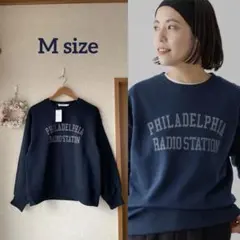 AMERICAN HOLIC★カレッジロゴ裏起毛プルオーバー★M★新品