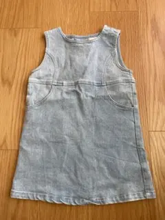 プティマイン デニムジャンパースカート 春 秋 80cm