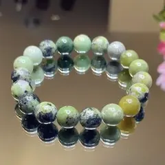 【豊穣の石✨】クリソプレーズ（緑玉髄）のブレスレット 16cm
