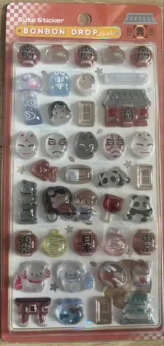 国内正規品＊ボンボンドロップシール　東京観光　和柄