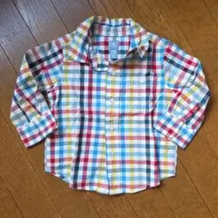 babygap チェック柄シャツ 18-24m 90cm