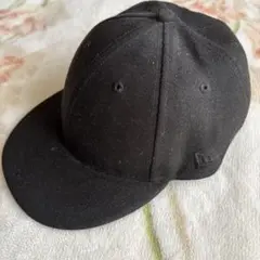 61.5New Era 59FIFTY ブラックキャップ 7 1/4