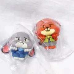 すねてマス フィギュアコレクション そのに ニック ジュディ ガチャ ズートピア