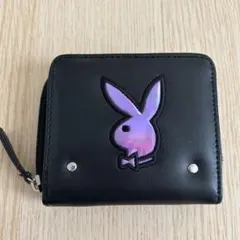 Playboy ブラック 二つ折り財布 プレイボーイ PLAYBOY