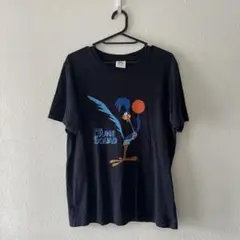 【SPACE JAM】ロードランナー Tシャツ Mサイズ ネイビー 古着のサムネイル