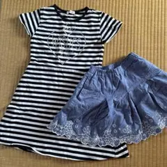 JENNI belle ワンピース JENNIlove スカートセット130cmのサムネイル