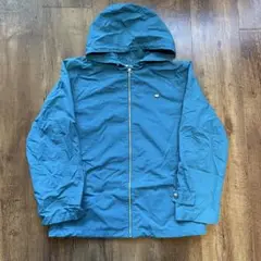 00s LACOSTE青ナイロンジャケットストリートアウトドアジャケットメンズM