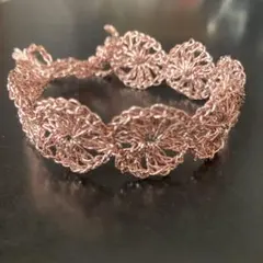 ピンクゴールド　ブレスレット　チョーカーにも