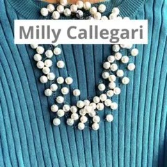 ミリィカレガリ Milly Callegari バロックパール調 ネックレス - メルカリ