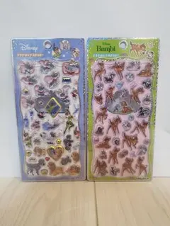 【国内正規品】プチドロップステッカー　ディズニー　バンビ　ピーターパン　ダンボ