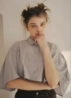 PINUE ピヌエ サスペンダーサイドタックスカート S ネイビー - メルカリ