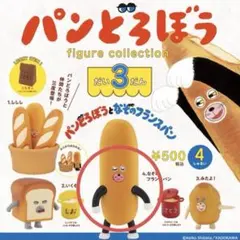 【匿名配送】パンどろぼう　フィギュアコレクション　なぞのフランスパン