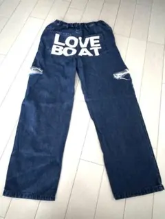値下げ　LOVE BOAT ラブボ ロゴデニム