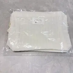 ミルポッシェ おむつポーチ 持ち手付き キルティング ホワイト