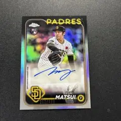 499枚限定 松井裕樹 2024 Topps Chrome 直筆サインカード