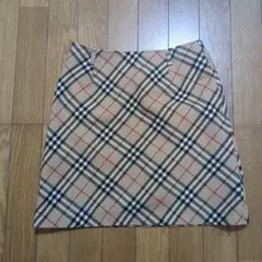 美品✨バーバリーブルーレーベル　ノバチェック　スカート　36