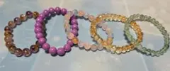 レ*マ様 天然石ブレスレット5本セット　パワーストーン