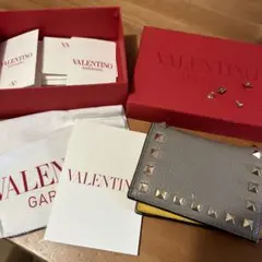 VALENTINO GARAVANI 二つ折り財布 グレーのサムネイル