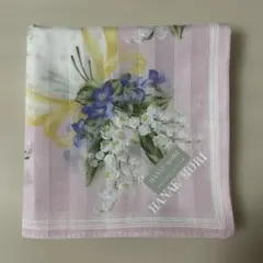 HANAE MORI ハンカチ ピンク 花柄