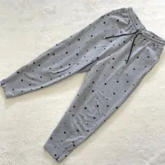CAMBIO Star Print Sweat Pants gray S