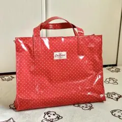 キャスキッドソン Cath Kidston ボストンバッグ 赤 レッド ドットのサムネイル