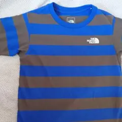 美品THE NORTH FACEボーダーTシャツ130ノースフェイスRHC