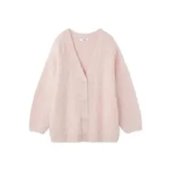 ビジューリボンロングカーディガン