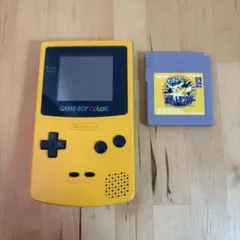 ゲームボーイボーイカラー　イエロー　ポケットモンスター　ピカチュウ　2点セット