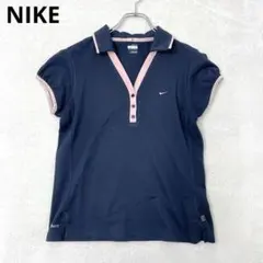 ナイキ 半袖ポロシャツ NikeFITDRY L ネイビー スポーツ ゴルフのサムネイル
