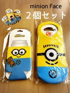 【新品】【２点】ミニオン　ペットボトルホルダー　缶ホルダー　キャプテンスタッグ
