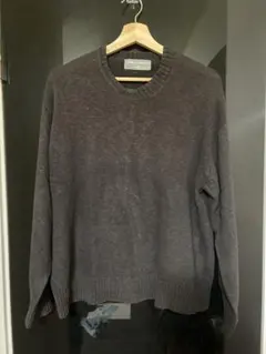 田中期　コムデギャルソンオム　ニット　マスタード　メンズ　古着 コムデギャルソン オムCOMME des GARCONS HOMME フロントパネル