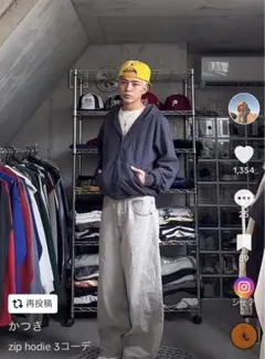 デニムパーカー