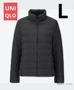【美品】UNIQLOユニクロ／ウルトラライトダウンジャケット L ブラック