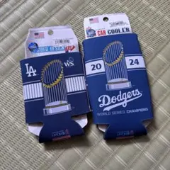 MLB ドジャース 2024 優勝記念 スリム缶クーラー 2個セットのサムネイル