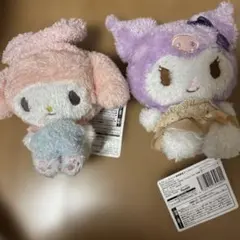 おめかしキラキラぬいぐるみ　マイメロディ・クロミ