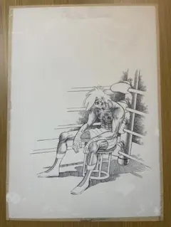 【ラストシーン】あしたのジョー 複製原画 矢吹丈 ちばてつや あしたのジョー 複製原画 矢吹丈 ちばてつや JO - メルカリ