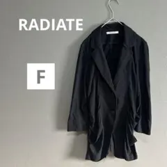 美品RADIATE 薄手ジャケット　ブラックF 韓国製　ポケット無し
