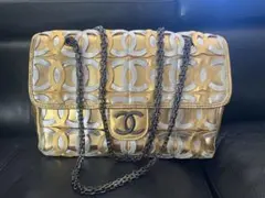 ゴールド✖️シルバー チェーンショルダーバッグ