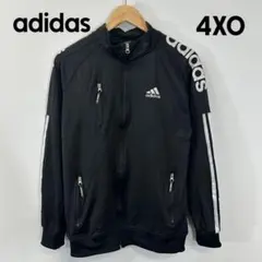 adidas アディダス ジャージ トラックジャケット ブラック 4XO 3XL