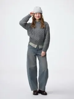 GU バレルレッグジーンズ〔標準71.0～75.0cm］67 Blue