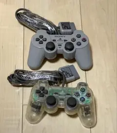 プレイステーション(PS1) 有線コントローラー グレー