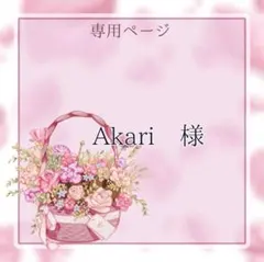 Akari様専用ページ