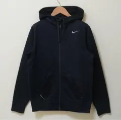 ナイキ NIKE ジップアップパーカー M ネイビー サーマフィット E709