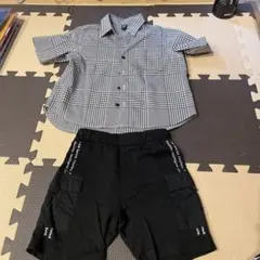 値下げ中！マルークmaarook 半袖シャツ　パンツセット売り　120cm